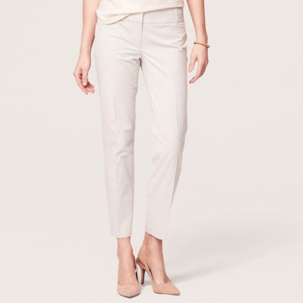 Ann Taylor Loft Khakis Cropped Pants